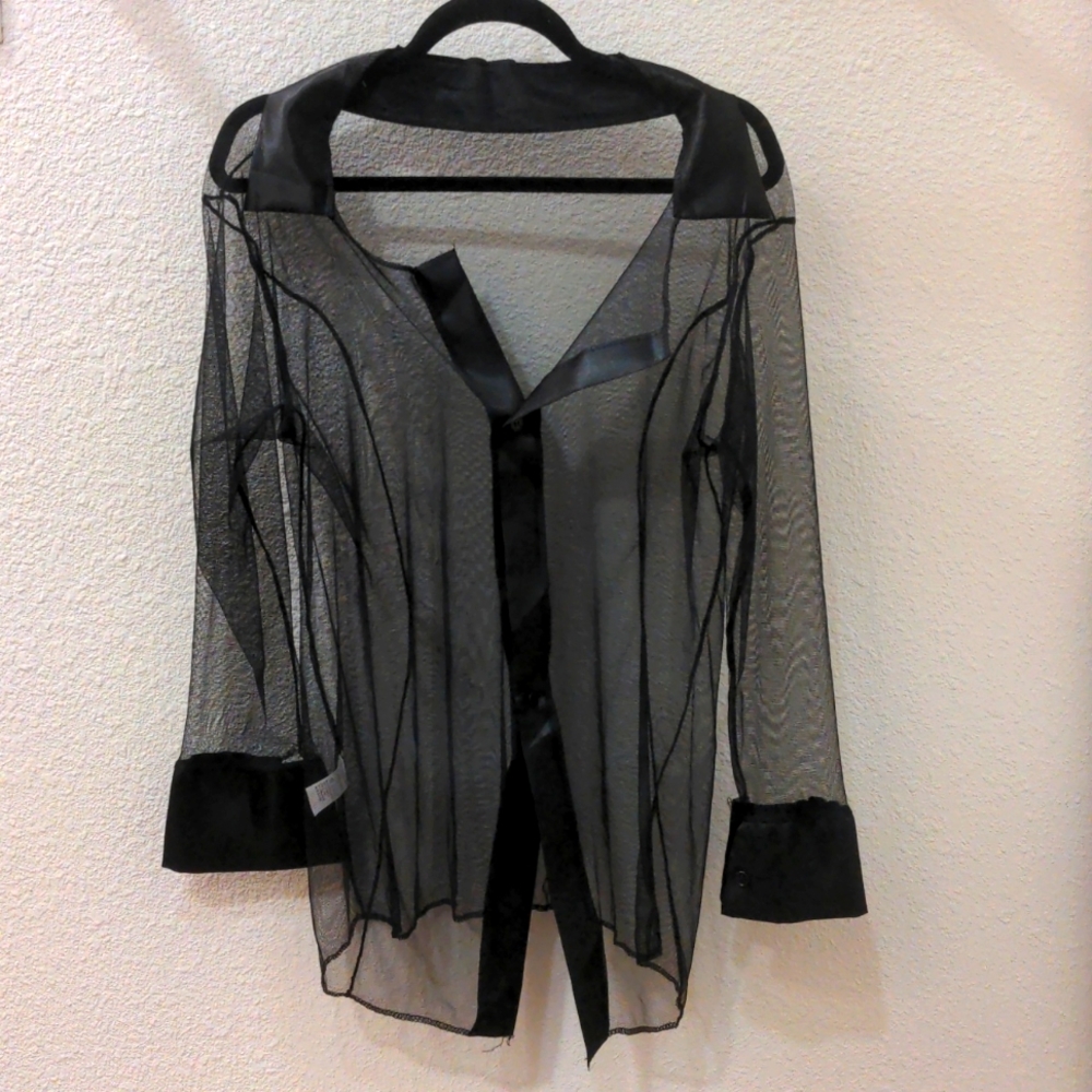 Black Sheer Shirt